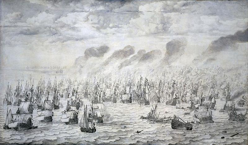 The Battle of Terheide, 10 August 1653: episode from the First Anglo-Dutch War, willem van de velde  the younger